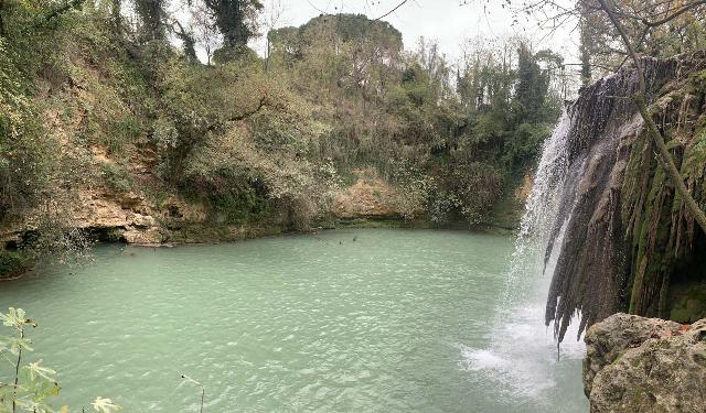 Diborrato_005_iPhone_11192023 - This pano mode shot was as much of the main Diborrato Waterfall that I was going to see without going for a swim or using a drone