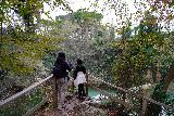 Diborrato_046_11192023 - Julie and Tahia at the lookout over the brink of the Cascata del Diborrato