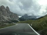 Dolomites_016_jx_07162018 - Dark and menacing clouds on the drive between Colfosco and Val Gardena