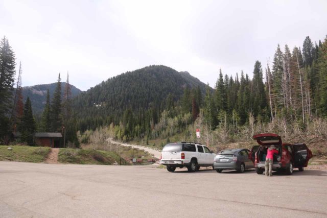 Donut_Falls_003_05262017 - Looking towards the Cardiff Fork Road and where we parked to get started on our hike to Donut Falls