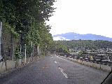 Drive_around_Sakata_021_MingSung_07082023 - Heading back from the Juroku Rakan Iwa site with Mt Chokai in the distance as I headed towards Tamasudare Falls