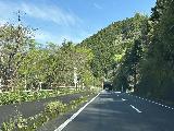 Drive_to_Abe_Otaki_002_jx_04082023.jpeg - Driving on the narrowing Route 29 due north of Shizuoka towards Umegashima Onsen