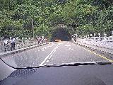 Drive_to_Baiyang_027_MingSung_06302023 - Heading into a tunnel on the main road through the Taroko Gorge