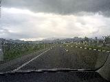 Drive_to_Fudo_Falls_010_MingSung_07202023 - Going on the expressway as we were driving into weather after having been on this drive for a while since landing in Aomori