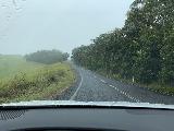 Drive_to_Hypipamee_001_iPhone_06292022 - Driving through misty rain from Malanda Falls towards Mt Hypipamee National Park