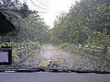 Drive_to_Kamuiwakka_027_MingSung_07182023 - Trying to dodge some potholes on the unpaved road for the Kamuiwakka Falls