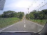 Drive_to_Karuizawa_Shiraito_031_MingSung_07072023 - Driving a down and up straightaway on the curvy roads leading to Karuizawa from Yonako Great Falls