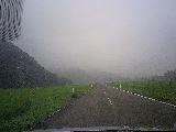 Drive_to_Sekiyama_009_MingSung_07212023 - Continuing to drive through thickening mist and fog on the way to the Sekiyama Waterfall