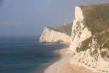 Durdle_Door_043_09082014 - Zoomed in look at Butter Rock and the small sea arch by it