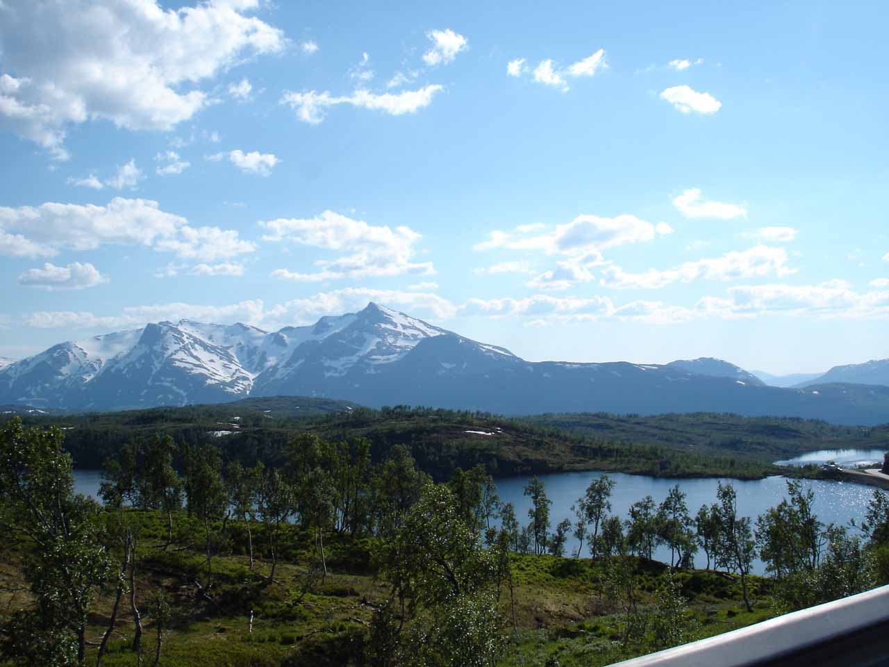 Laksforsen cascade in Grane municipality in Nordland Province in