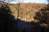 Eagle_Falls_011_20121021 - We had to ascend a long series of steps up a side trail towards a little shelter with this view of the Cumberland River (impacted by late afternoon shadows)