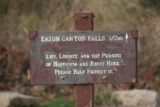 Eaton_Canyon_Falls_021_12102016 - A familiar wise sign at the foot of Eaton Canyon