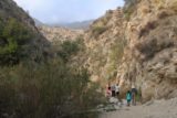 Eaton_Canyon_Falls_031_12102016 - Julie and Tahia walking deeper into the depths of Eaton Canyon in pursuit of the Eaton Canyon Falls