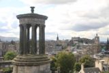 Edinburgh_681_08222014 - The Dugald Stewart Monument looking towards Edinburgh Castle