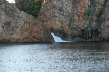 Edith Falls, which also was known by its Aboriginal name Leilyn, was a series of waterfalls that seemed to us to be really more of a giant swimming hole than waterfall attraction. However, as I say...