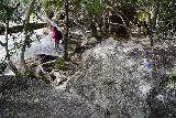Emerald_Creek_Falls_066_06262022 - Mom still following strategically-placed arrows to lead us to Emerald Creek Falls