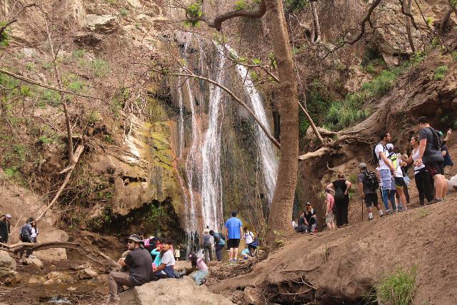 Escondido_Falls_109_04072019 - The very busy scene at the more-accessible Lower Escondido Falls