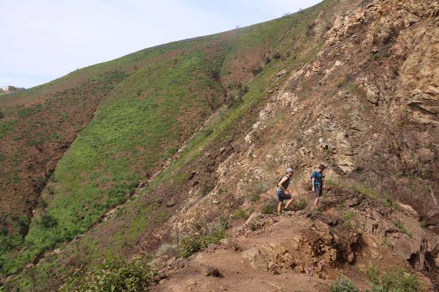 Sometimes once reliable trails have been altered by fires, which have stripped the hillsides of vegetation that had stabilized the soil. This can create conditions that further exacerbate hillside erosion or cause landslides as well as being slip-and-fall hazards