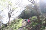 Falls_Canyon_Falls_121_02212016 - Julie and Tahia making the final scramble back up to Trabuco Creek Road