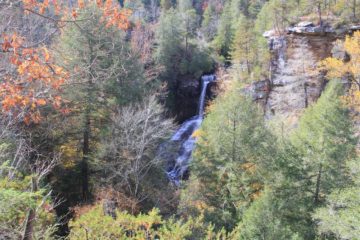 Piney Creek Falls (also known as just Piney Falls) is somewhat of a hidden 95ft waterfall tucked away off the one-way Gorge Scenic Drive Motor Nature Trail. While most of the waterfalling action...