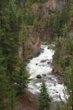 Firehole_Canyon_Drive_004_08142017 - Looking down over an attractive cascade on the Firehole River that was about 0.8 miles from the start of the Firehole Canyon Drive or 0.1 mile before the Firehole Falls during our August 2017 visit