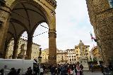 Florence_319_11212023 - Once again back at the Piazza della Signoria next to the Loggia dei Lanzi and the Palazzo Vecchio