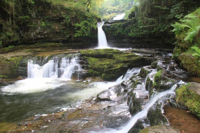 Four_Falls_Trail_138_09042014 - The lowermost cascades of Sgwd Isaf Clun-Gwyn