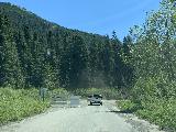 Franklin_Falls_018_iPhone_06202021 - Driving out of the one-way Franklin Falls Road and rejoining the two-way road leading to Snoqualmie Pass and ultimately the I-90