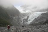 Franz_Josef_Glacier_026_12272009 - Context of Julie approaching the terminus of the Franz Josef Glacier in late December 2009