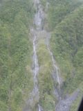 Franz_Josef_helihike_008_11222004 - Aerial view towards other side waterfalls en route to the Franz Josef Glacier as seen from the chopper as part of the helihike tour that we did in November 2004