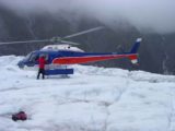 Franz_Josef_helihike_015_11222004 - The chopper landing on the glacier