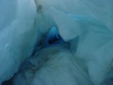 Franz_Josef_helihike_071_11222004 - Walking inside one of the spontaneous 'ice caves' on the Franz Josef Glacier