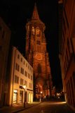 Freiburg_036_06202018 - Last look back at the imposing cathedral in the innenstadt in Freiburg on this night