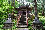 Fudo_Falls_032_07192023 - Looking up at steps leading up to the Sakuramatsu Shrine