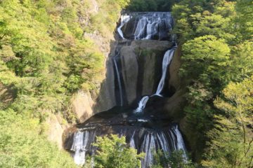 The Fukuroda Waterfall was a grand waterfall consisting of multiple layers on the Takigawa while sporting reported dimensions of a cumulative height of 120m and a width of about 73m...