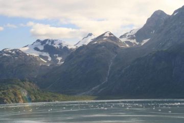 The Glacier Bay Waterfalls page is basically my excuse to showcase the beauty of Glacier Bay National Park (especially on a sunny day) along with many of its unnamed cascades spilling into bay...