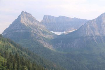 The Bird Woman Falls was perhaps the tallest and most recognizable of the waterfalls seen along the Going-to-the-Sun Road (also called the Sun Road for short), especially near Logan Pass...