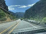 Glenwood_Canyon_002_iPhone_07262020 - Driving through the scenic stretch of Glenwood Canyon along the I-70