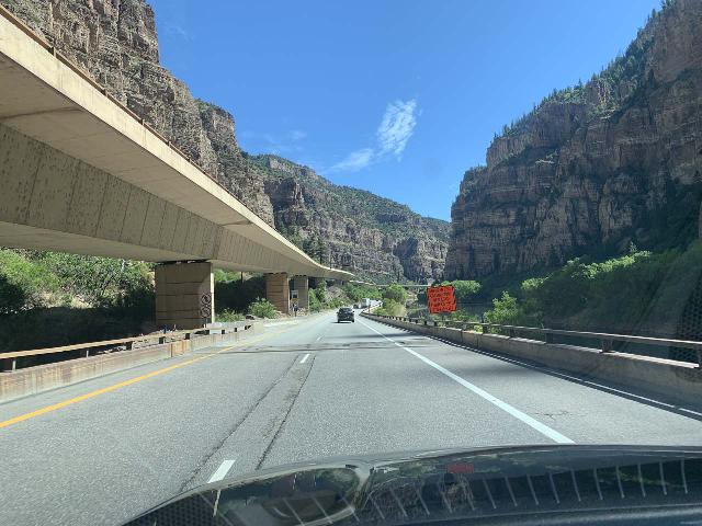 Glenwood_Canyon_007_iPhone_07262020 - North of Aspen along the I-70, we drove a very scenic stretch through Glenwood Canyon, which was one of the most memorable stretches of interstate