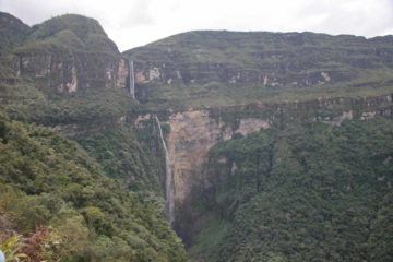 Catarata Gocta was perhaps the most impressive waterfall in all of Peru. This waterfall was said to be 