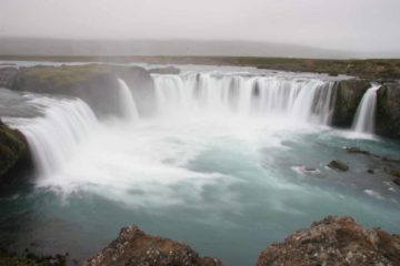 Godafoss was one of the more famous waterfalls we encountered while driving the Ring Road through the Mývatn District of Iceland's Northeast Region.  It was a wide 12m tall waterfall on the...