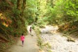 Goldstream_Niagara_Falls_015_08022017 - Julie and Tahia following what appeared to be an established trail alongside the dry creekbed responsible for the Goldstream Niagara Falls