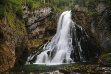 The Golling Waterfalls consisted of a main waterfall, which turned out to be a lower waterfall, as well as a very concealed upper waterfall.  That upper waterfall was concealed because it managed...