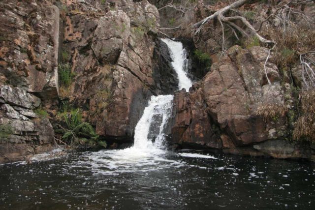 Grampians_069_11132006 - Direct look at a pair of upper tiers of the MacKenzie Falls