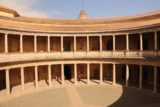Granada_1141_05282015 - The circular Palacio de Carlos V reminding us somewhat of Ronda's bullring