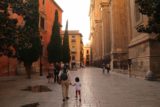 Granada_1471_05282015 - Julie and Tahia walking before the Catedral de Granada