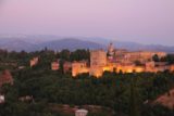 Granada_448_05272015 - Gorgeous twilight view of the Alhambra from the Mirador de San Nicolas