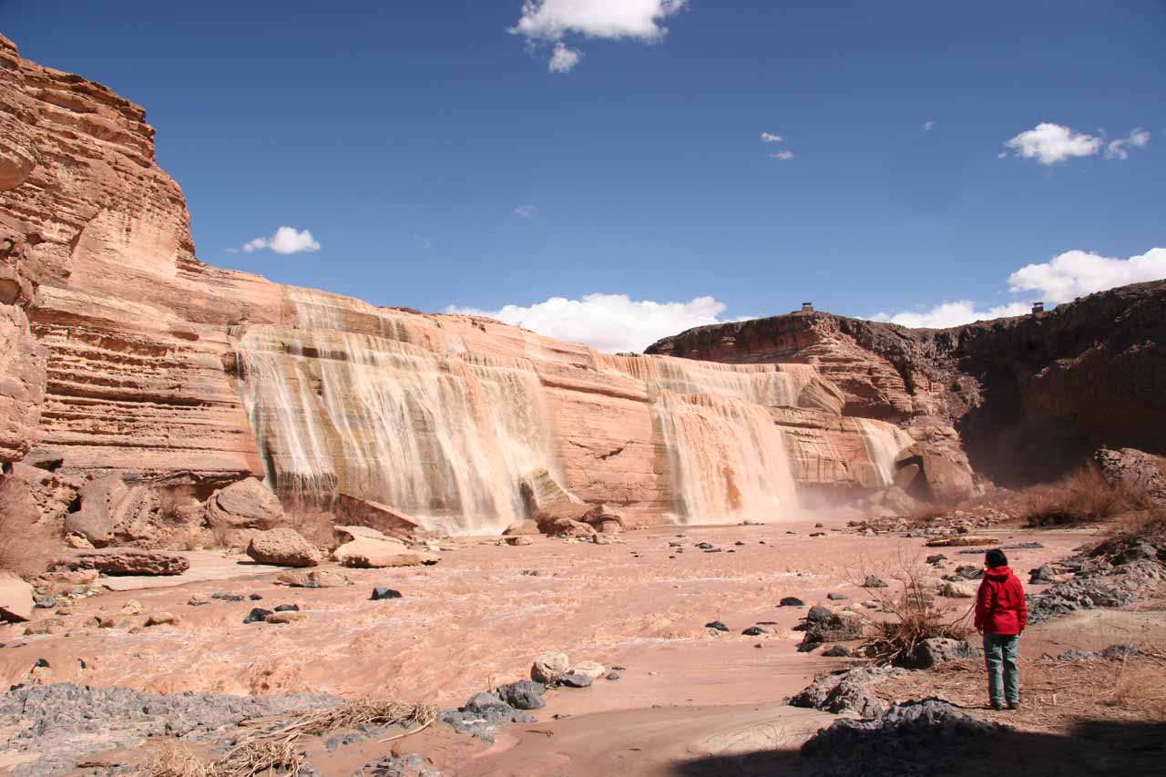 Grand Falls Arizona's Chocolate Falls in the Navajo Nation