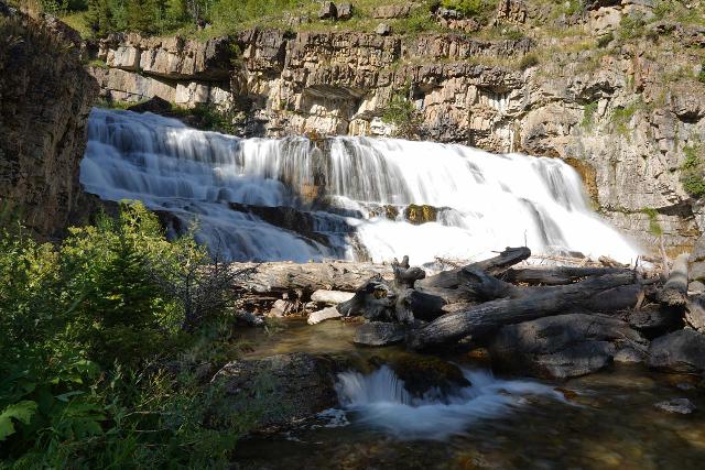 Granite Falls Wide Waterfall With A Surprise Hot Spring 7885