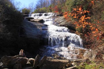 Second Falls (also referred to as Lower Falls according to the signs here) was essentially our waterfalling excuse to check out the popular Graveyard Fields stop while driving the gorgeous Blue...